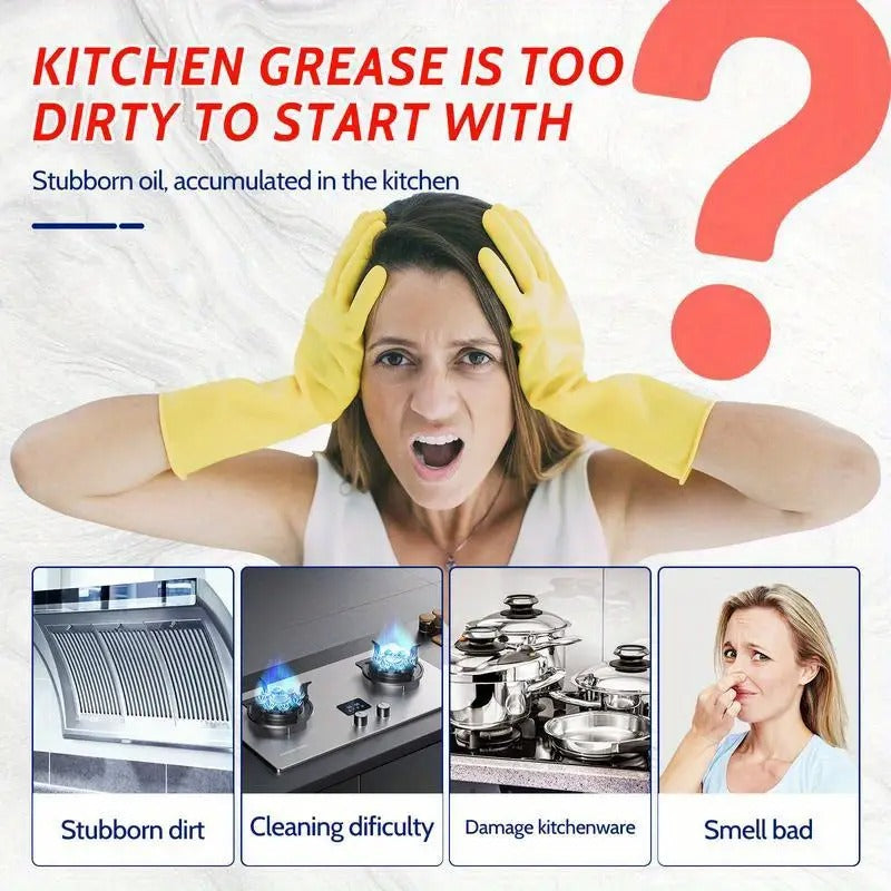 Multi-Purpose Cleaner- Effective Multi-Purpose Cleaner with Spray Nozzle Spray for Kitchen, Household, Oven, Stove, Range Hood