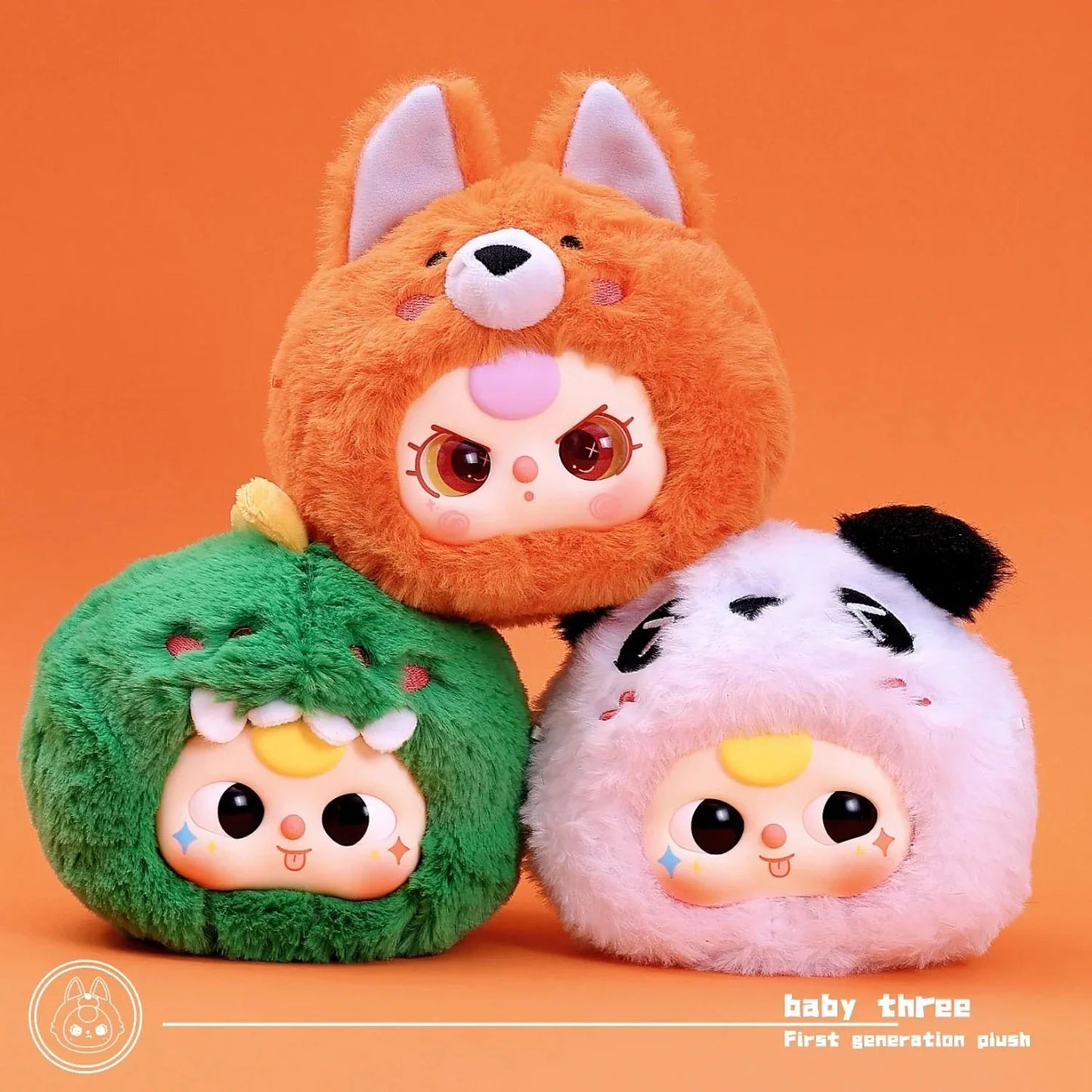 Baby Three Animal Plushy Series BABY3 Blind Box