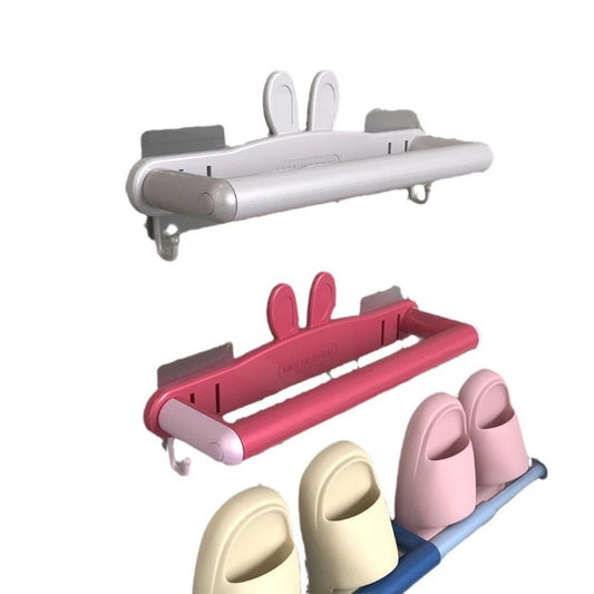 Rabbit Ear Shoes Shelf Wall Mount Towel Storage Shelf Slippers Storage Rack